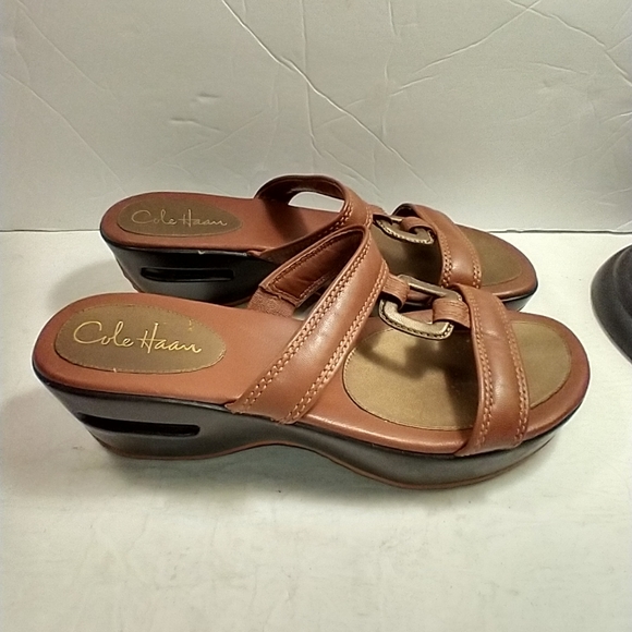 Cole Haan Shoes - Cole Haan Sasha Slide Wedge Sandals W/ Air Sole Women's sz 8B